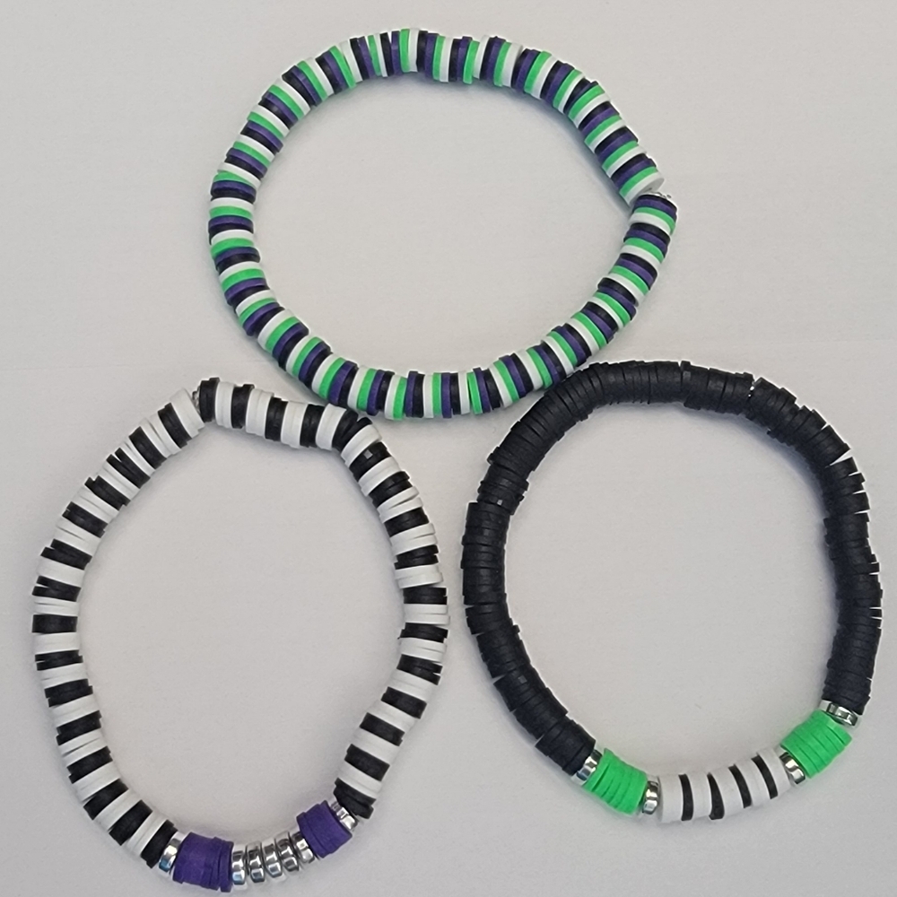 handmade heshi bead bracelet
